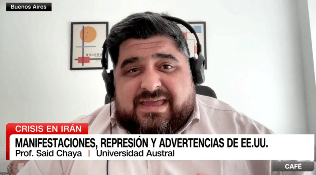 Entrevista en CNN en Español sobre las Protestas en&nbsp;Irán