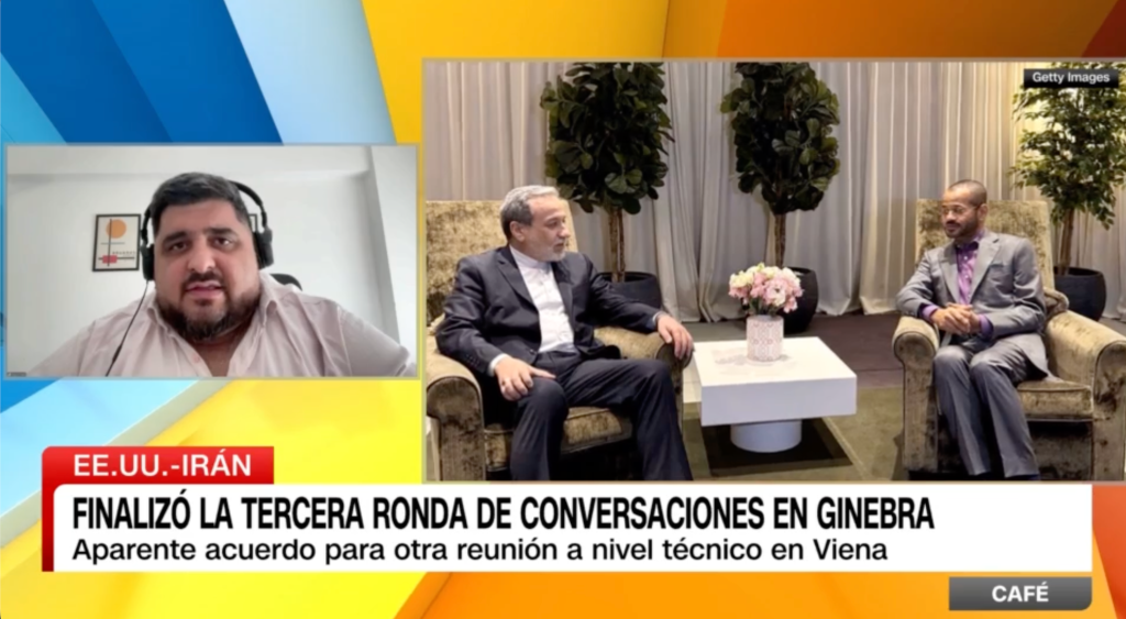 Entrevista en CNN sobre las negociaciones entre Irán y Estados Unidos por el acuerdo&nbsp;nuclear